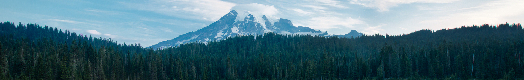 Mount Rainier in early morning light