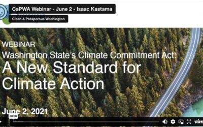 Webinar episode 5: How will the Climate Commitment Act be implemented?
