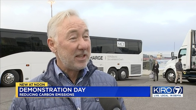 KIRO: Demonstration shows how state’s transportation system can go electric