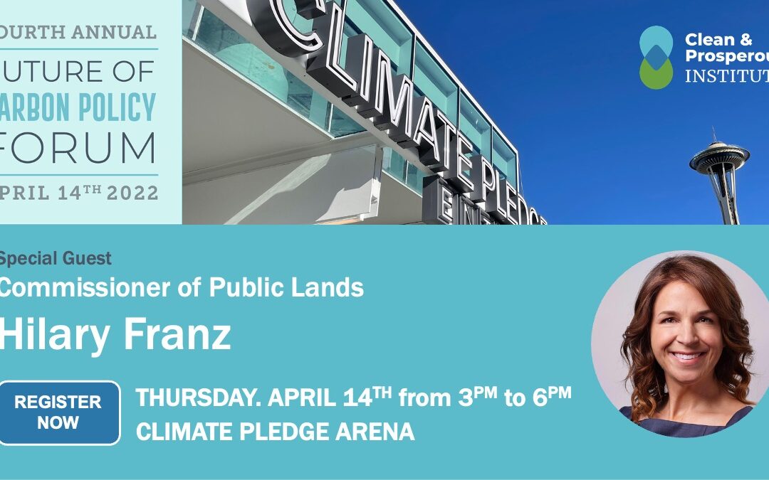 Join Commissioner of Public Lands Hilary Franz at Climate Forum