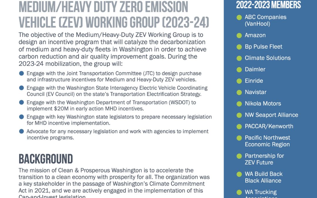 MHD ZEV Working Group – Sign Up